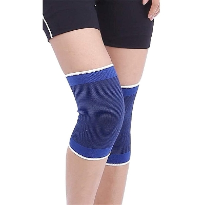 Picture of 1pis Knee Support Adjustable Sleeve For Knee Cap compression Pain relief Running Gym Sports activity For Men & Women