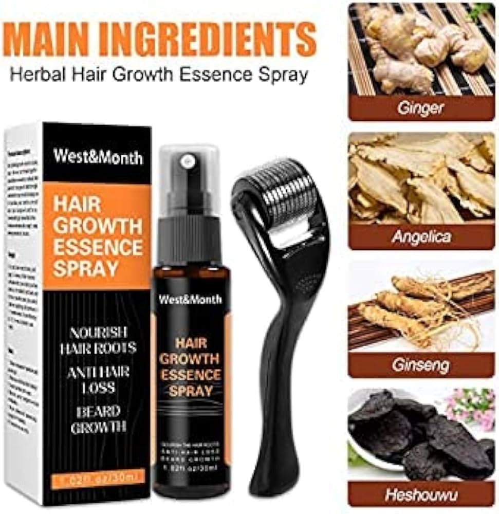 Picture of West&Month Hair Growth Essence Spray Hair Loss Product Hair Regrowth Spray Anti Preventing Hair Loss Essence We