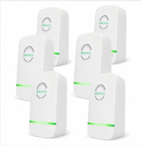 Picture of Power Saver Energy Saver Device, 6 Pack Smart Power Saver Pro Electricity Saving Box for Household Office Market US Plug