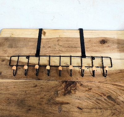 Picture of 10 Hooks Magic Door Hanger space saver,New Styllish Over The Door  Hook Hanger, Home Decoration, Cloth Hanger.