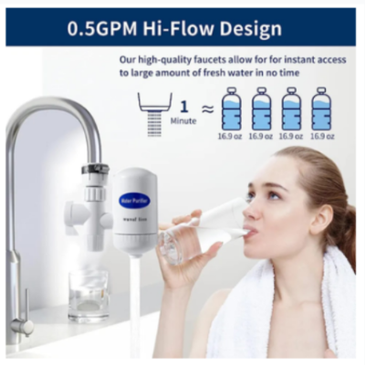Picture of Mini Water Purifier Faucet for Home | SWS Hi-Tech Ceramic Cartridge Water Purifier-Water Purifiers & Filters Accessories