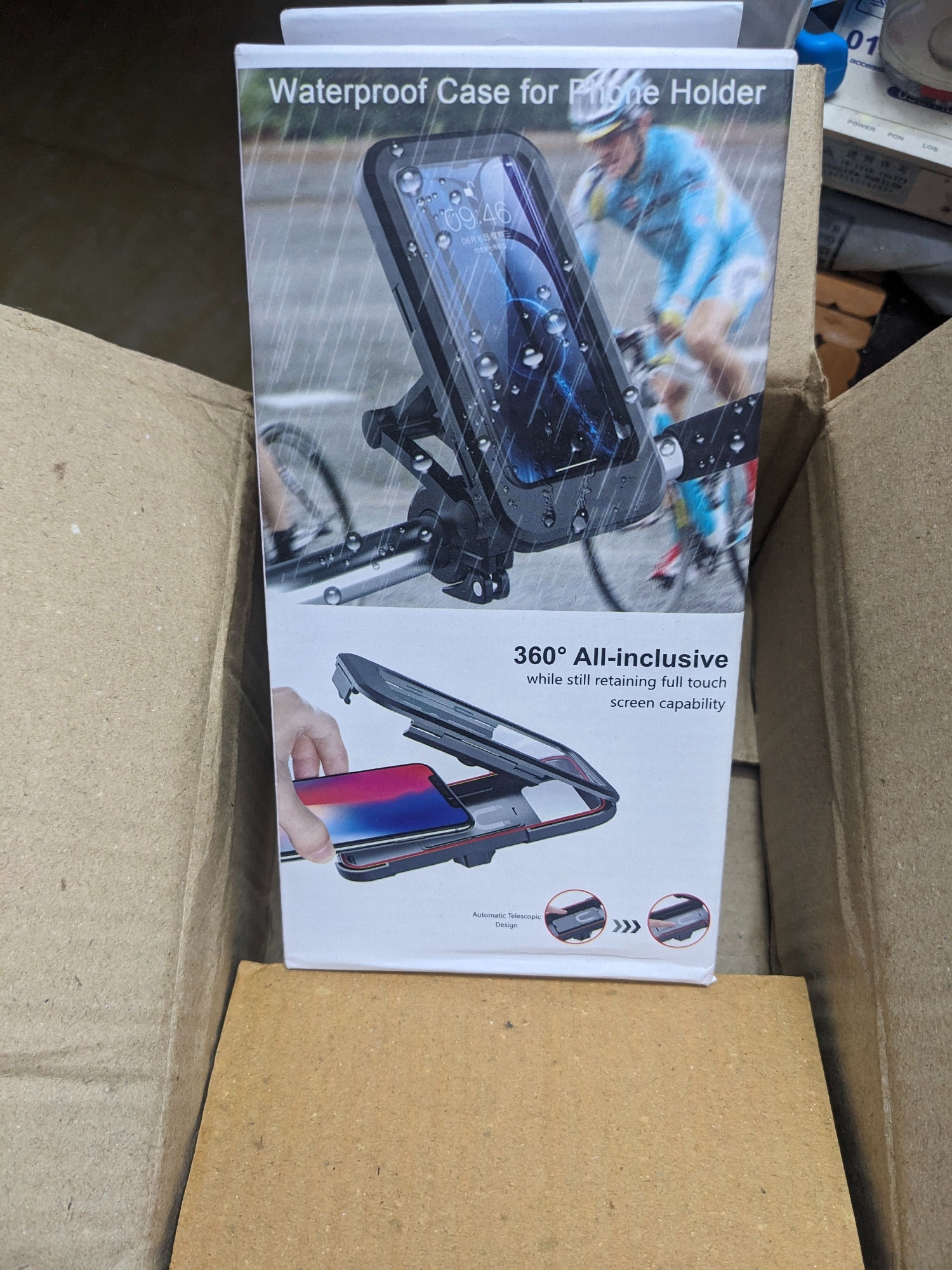 Picture of Mobile Phone Holder For Bike/Cycle free rotation
