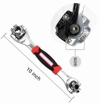 Picture of 8 in 1 Socket Wrench Universal Wrench Handy Adjustable Tool Multi-Function Socket Spanner