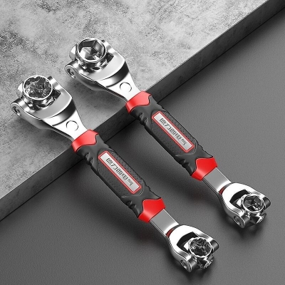 Picture of 8 in 1 Socket Wrench Universal Wrench Handy Adjustable Tool Multi-Function Socket Spanner