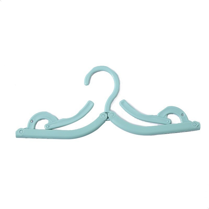 Picture of 5pcs Hanger Anti-cracking Lightweight Portable Travel Cloth Clothes Rack Clothing Hook Pakaian Cangkuk Rak