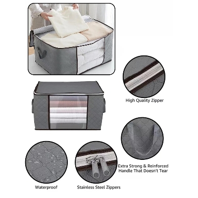 Picture of Large Capacity Quilt & Blanket Storage Bag - Winter Clothes Organizer