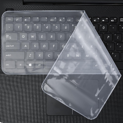 Picture of Universal Clear Computer Keyboard Protective Film Protector Cover Skin for 14/15inch Laptop Notebook Anti-dust Waterproof-Transparent