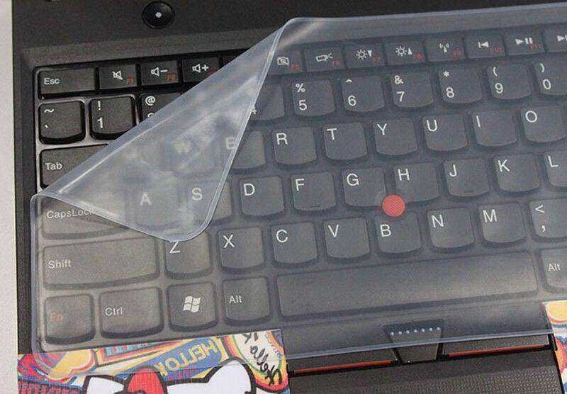 Picture of Universal Clear Computer Keyboard Protective Film Protector Cover Skin for 14/15inch Laptop Notebook Anti-dust Waterproof-Transparent
