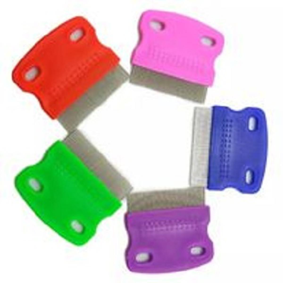 Picture of Lice and Nit Egg Free Treatment Professional Stainless Steel Lice Removal Comb