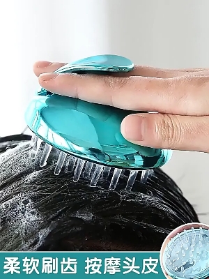 Picture of soft Silicone Hair Scalp Massager Shampoo Brush Head Shower Comb Massager Cleaning Clean Scrub Hair Brush soft Silicone Hair Scalp Massager Shampoo Brush Head Shower Comb Massager Cleaning Clean Scrub Hair Brush Ratings 2