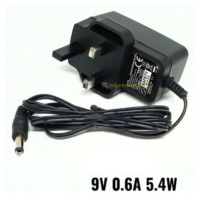 Picture of ‎Wifi Adapter 9V, 12v 0.6A 5.4W Adapter Power Supply Charger for Router, onu, CCTV camera - Tp link Multi Plug Adapter