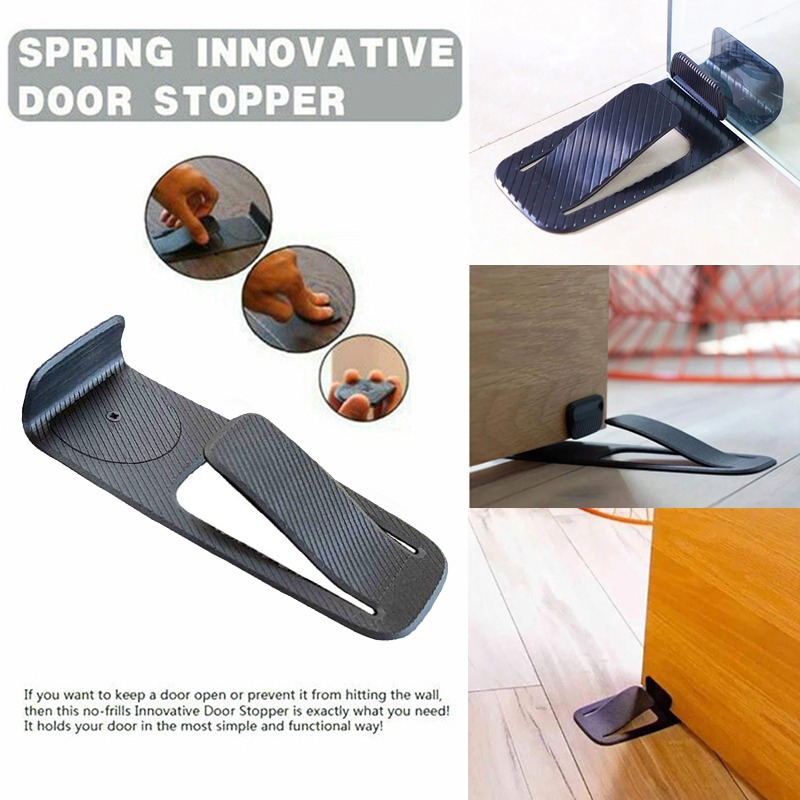 Picture of Multi-function Door Stopper Safety Protector Creative Door Open Wedge Shaped Holder Safe Floor Door Stopper Support Wholesale