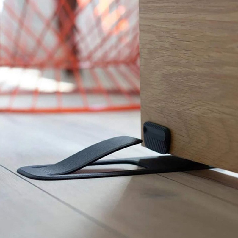Picture of Multi-function Door Stopper Safety Protector Creative Door Open Wedge Shaped Holder Safe Floor Door Stopper Support Wholesale