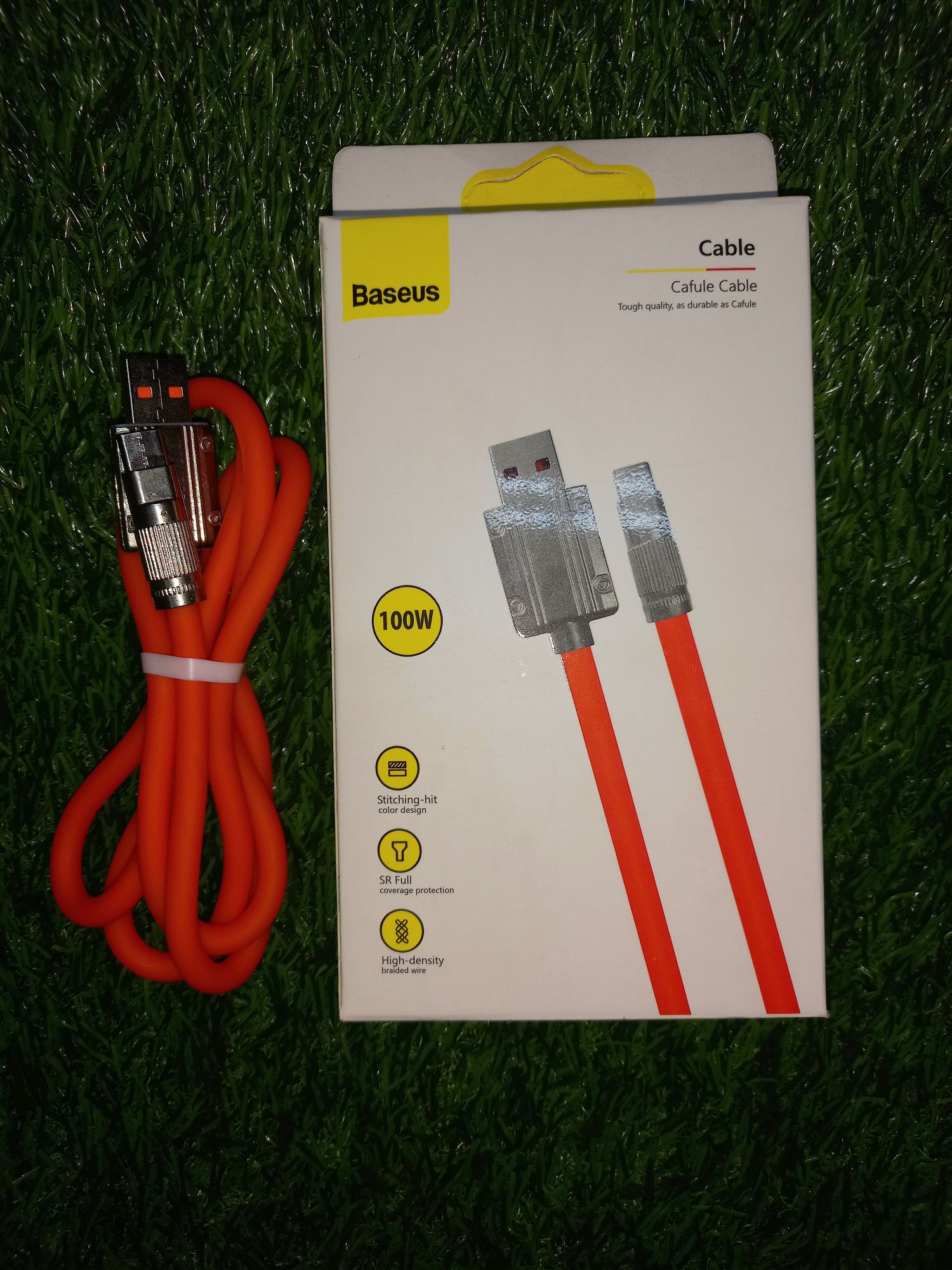 Picture of Baseus 100W Super Fast Charging Cable Silicone Fast Charging Data Cable For USB Type-C With Indication Light Cable