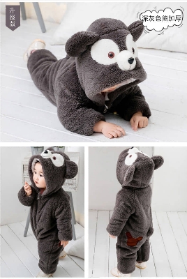 Picture of Perineum Newborn Baby Clothes Infant Jumpsuit Monkey Romper Overalls Jumpsuit Winter New Born Baby Clothes Halloween Clothes Boy Rompers Kids Panda Costume For Girl Infant Baby Blanket