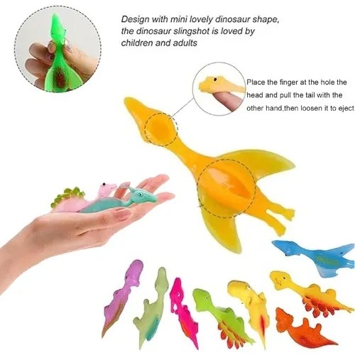 Picture of Set of 2 Funny Dinosaur Decompression Toys – Perfect Kids' Birthday Gift