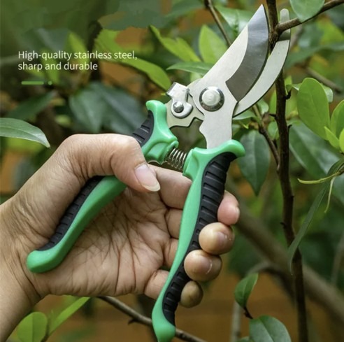 Picture of Stainless Steel Pruner Tree Plant Cutter Gardening Pruning Shear Trimming Pruning Scissors