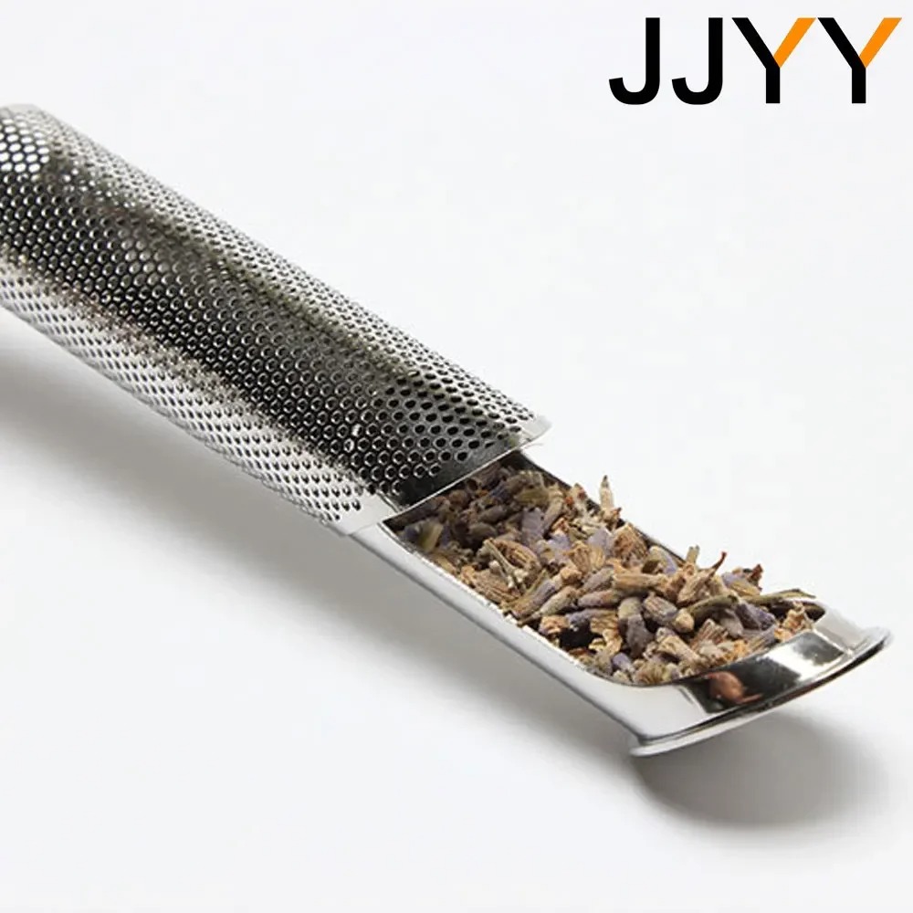 Picture of JJYY Ea Strainer Stainless Steel Infuser Pipe Design Touch Feel Holder Tool Tea Spoon Infuser Filter