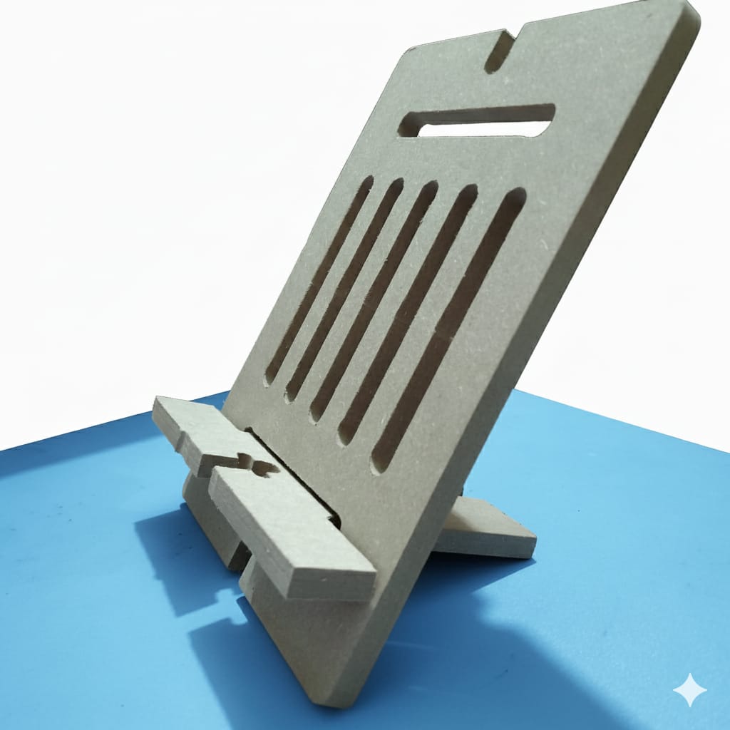 Picture of Desktop Bamboo ipad Stand Charging Tablet Stand Base Practical Wooden Lazy Person Stand Wooden Desk Business Card Holder Stand Display Holders for Desktop Business Cards Stand Tablet stand holder