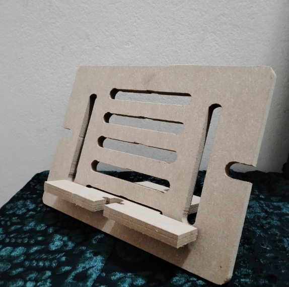 Picture of Desktop Bamboo ipad Stand Charging Tablet Stand Base Practical Wooden Lazy Person Stand Wooden Desk Business Card Holder Stand Display Holders for Desktop Business Cards Stand Tablet stand holder