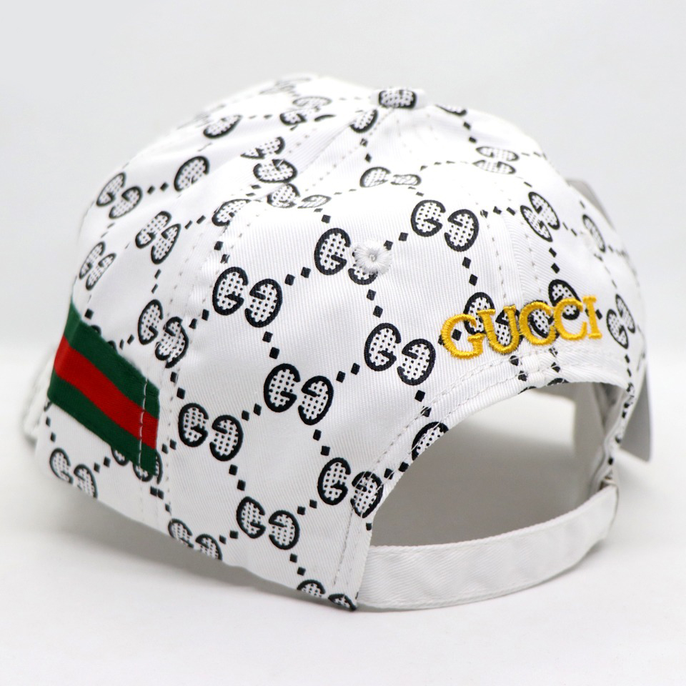 Picture of New White Embroidery logo Cotton Curved Visor Cap
