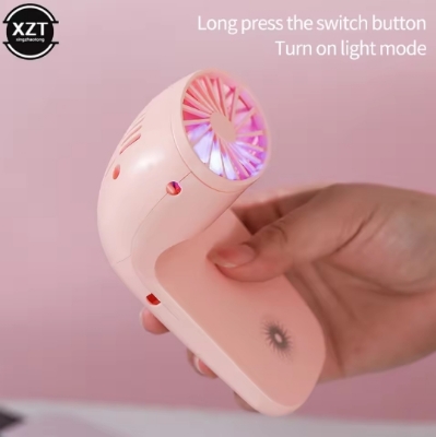 Picture of New Universal mobile phone desktop holder with dual blade fan, adjustable height, detachable clip, convenient for playing games