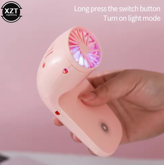 Picture of New Hot selling Portable Hand Held Fan USB Charging Originality Chair Shape Desktop Fan Can Be Used As Mobile Phone Stand Fan Summer