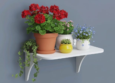 Picture of Floating Shelf Wall Wood Hanging Rope Durable Rack for Living Room Bedroom Bathroom Kitchen Decorative Rack Stand Self