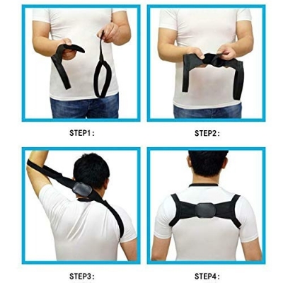 Picture of Custom Design Shoulder Clavicle Postural Posture Correction Adjustable Back Corrector De Postur Shoulder For Man & Woman