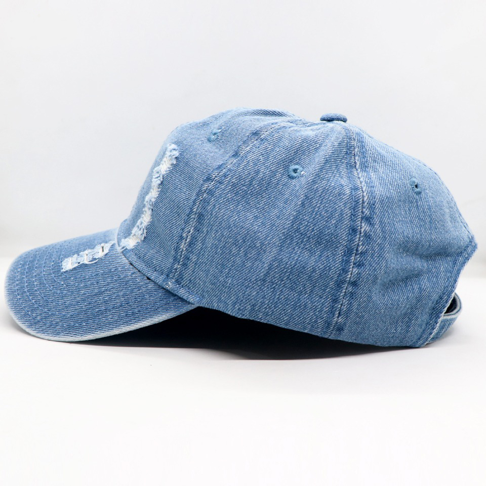 Picture of Navy Blue Export Denim Baseball Cap For Men (Denim)