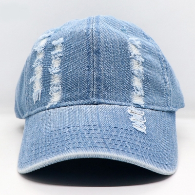 Picture of Navy Blue Export Denim Baseball Cap For Men (Denim)