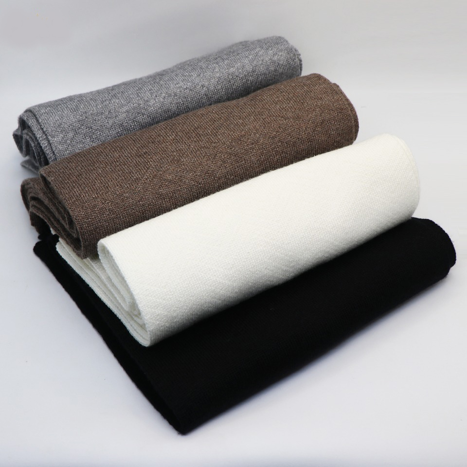 Picture of Black, Grey, White, Brown, Knitted Fabrics Zigzag Design Premium Scarf Muffler