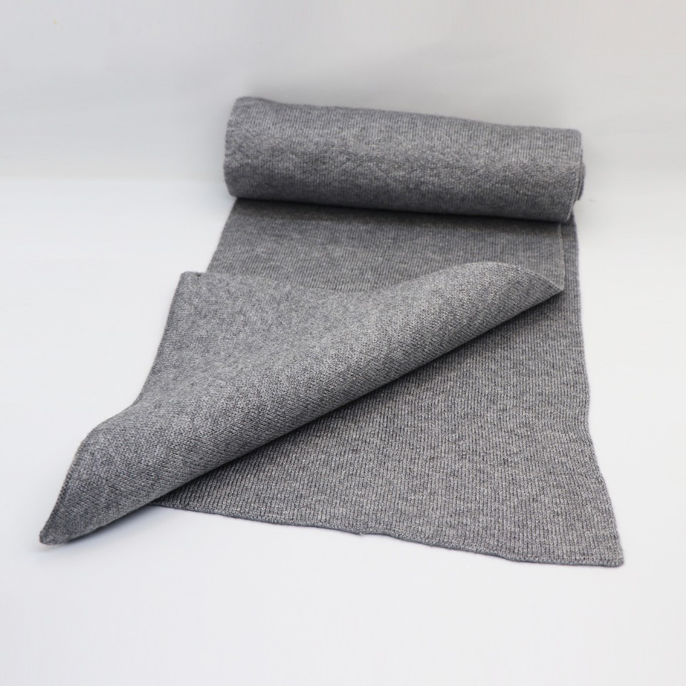 Picture of Black, Grey, White, Brown, Knitted Fabrics Zigzag Design Premium Scarf Muffler