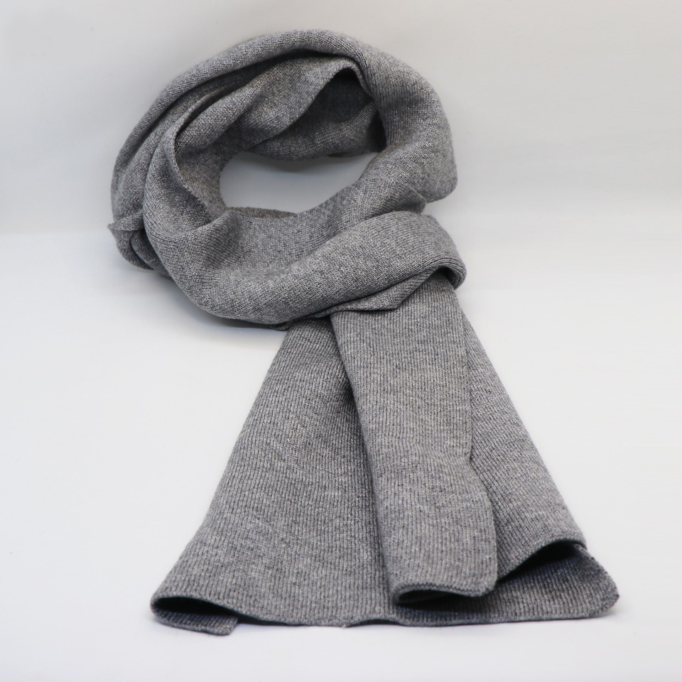 Picture of Black, Grey, White, Brown, Knitted Fabrics Zigzag Design Premium Scarf Muffler