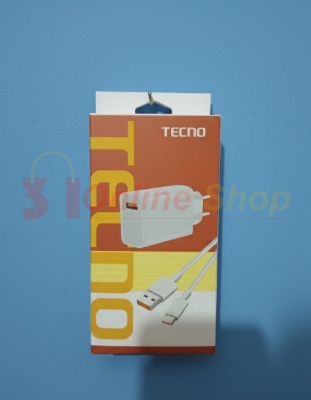 Picture of Tecno 33W Fast Charger Type-C Cable for Quick Charging, Quick Charging Power Adapter with Adaptive Smart Charging for Tecno Camon 20 Pro 5G, Tecno Camon 20 Pro, Tecno Pova 3, and Tecno Spark 30 Pro.