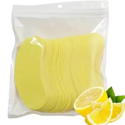 Picture of 10 Pcs Foot Lemon Flavor Removing Smelly Patch Shoe Enhance Fragrance Deodorizing Sticker Reduce Odor Patch Deodorization Pads
