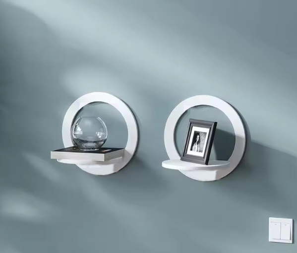 Picture of Floating Shelf Wall Hanging Rope Durable Rack for Living Room Bedroom Bathroom Kitchen