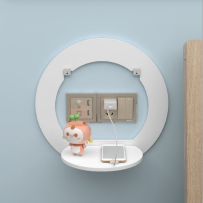 Picture of Floating Shelf Wall Hanging Rope Durable Rack for Living Room Bedroom Bathroom Kitchen