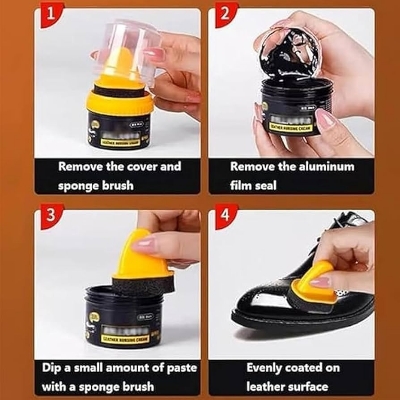 Picture of Shoes Leather Cleaner Leather Protective Protein Brightening Leather Repairing Polish Lanolin Leather Clothing Sofa Care