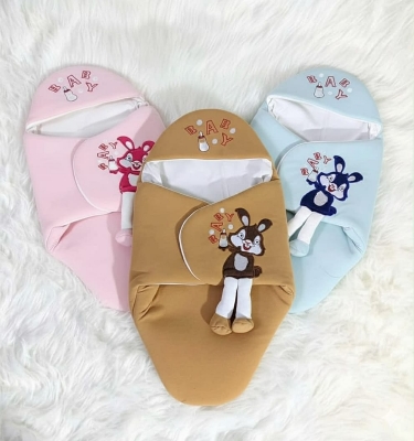 Picture of New Baby Blanket Winter Protection / Worm Baby Care Blanket For ( 0-12 Months Babies) Newborn Receiving Blanket Infant Boys Girls Clothe Sleeping Nursery Wrap Swaddle Winter Baby Jumpsuit Blanket