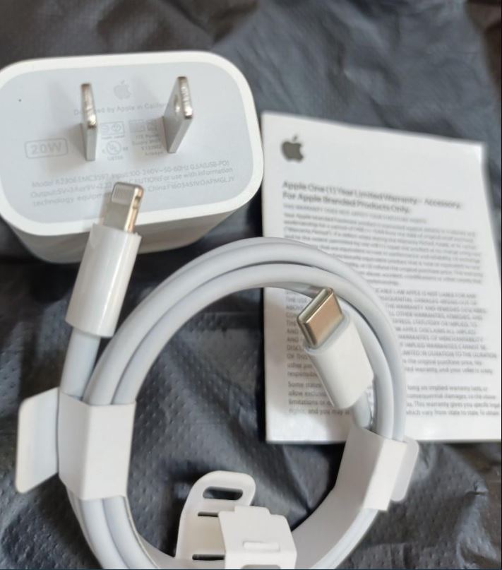 Picture of for iphone 20W PD Premium quality Fast Charger Adapter with USB-C to Lighting Cable For 13 pro max/13 pro/13/13 mini/ 12 pro max, 12 pro, 12, 12 mini, 11 pro max, 11 pro, 11