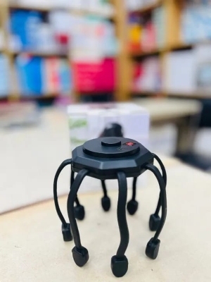Picture of Electric Head Massager Octopus Scalp Massager Therapy Device Electric Octopus Claw Head Scalp Massager 3 Modes Vibration Massage Therapeutic Head Scratcher Relief Head Fatigue Improve Sleep Octopus Head Vibration Relaxing Massager