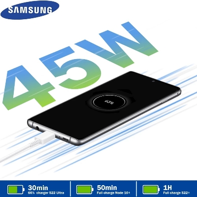 Picture of Samsung 45W PD Super Fast Charger 2.0 with Type C Data Cable from Type C - Premium Quality