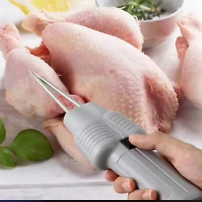 Picture of Electric Poultry Pulling Machine | Portable Feather Plucker for Chicken, Duck & Quail | Dual Motor Hair Removal Tool with Waterproof Design Feather Remover Poultry Plucker