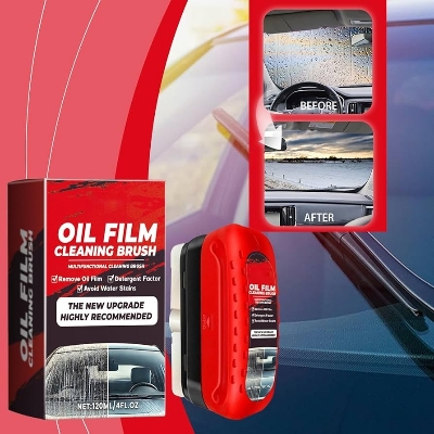 Picture of Car Oil Film Cleaning Brush Windshield Oil Film Cleaning Brush
