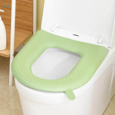 Picture of Bathroom Accessories Soft Toilet Seat Toilet Cover Toilet Seat Closestool Mat multicolor