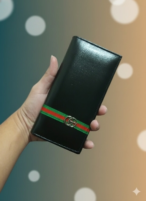 Picture of New Wallet Men Wallets Fashion Long Wallet PU Leather Long Wallet Business Wallets Men's Splicing Two Fold Ultra-thin Long Wallet Travel Purses Coin Pouch ID Credit Cards Holders