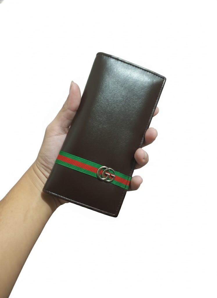 Picture of New Wallet Men Wallets Fashion Long Wallet PU Leather Long Wallet Business Wallets Men's Splicing Two Fold Ultra-thin Long Wallet Travel Purses Coin Pouch ID Credit Cards Holders