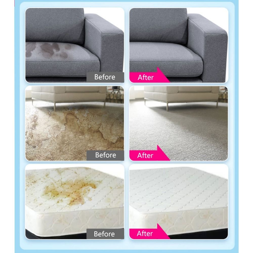 Picture of 【Get the Perfect Fit】 Wall Cloth Effective Fabric Sofa Cleaner Water-free House Cleaning Sofa Cleaning Foam Dry Cleaner Easily Remove Stubborn Stains Cloth Carpet Detergent Home