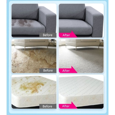 Picture of 【Get the Perfect Fit】 Wall Cloth Effective Fabric Sofa Cleaner Water-free House Cleaning Sofa Cleaning Foam Dry Cleaner Easily Remove Stubborn Stains Cloth Carpet Detergent Home